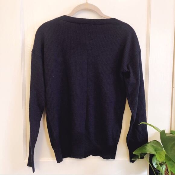 Banana Republic Blue Seed Stitch Crew Neck Top - Picture 4 of 10